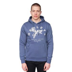 Henleys Mens Colhen Hoodie / Deep Blue
